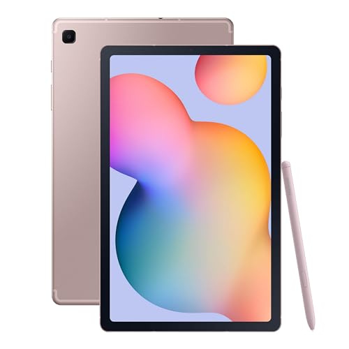 Samsung Galaxy Tab S6 Lite (2024) 10.4" 128GB WiFi Android Student Tablet, S Pen for Note-Taking, Gaming Ready, Long Battery Life, Expandable Storage, US Version, Chiffon Pink, Amazon Exclusive