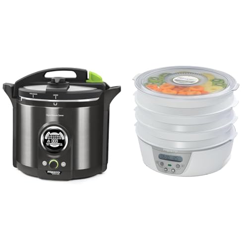 12 Qt Stainless steel Electric Pressure Canner & 06301 Dehydro Digital Electric Food Dehydrator