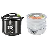 12 Qt Stainless steel Electric Pressure Canner & 06301 Dehydro Digital Electric Food Dehydrator