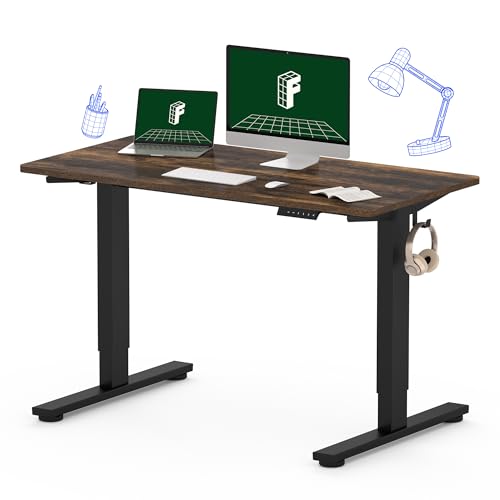 FLEXISPOT Standing Desk with Seamless Desktop, Home Office Desk with Emory Controller