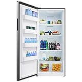 SMETA 21 Cu. Ft Freezer Upright, Stand Up Convertible All Refrigerator with Glass Shelves, Frost Free, Energy Saving, Led Light, Deep Tall Freezers Freezerless for Garage, Kitchen, Home, Office
