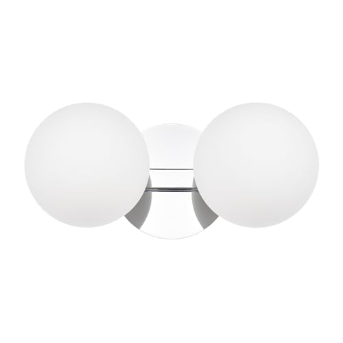 Wall Sconces, Modern Globe Sconce, Bathroom Vanity Light Fixture for Bedroom Bathroom Over Mirror Living Room & Hallway