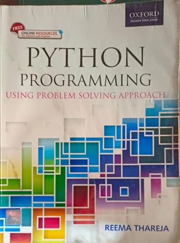 Python Programming Using Problem Solving Approach By Reema Thareja (Second Hand & Used Book) (S)