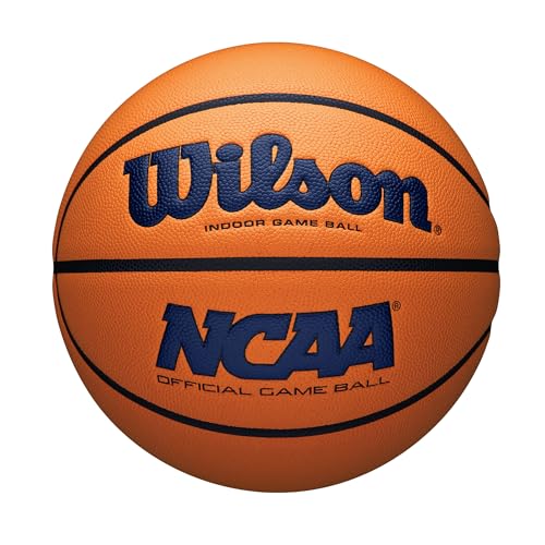 WILSON NCAA Evo NXT Official Indoor Game Basketballs - Sizes 6 and 7