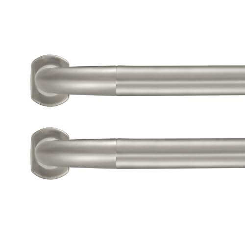 2 Pack 1Inch Diameter Wrap Around Curtain Rods