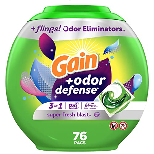 Gain flings! Laundry Detergent Soap Pacs