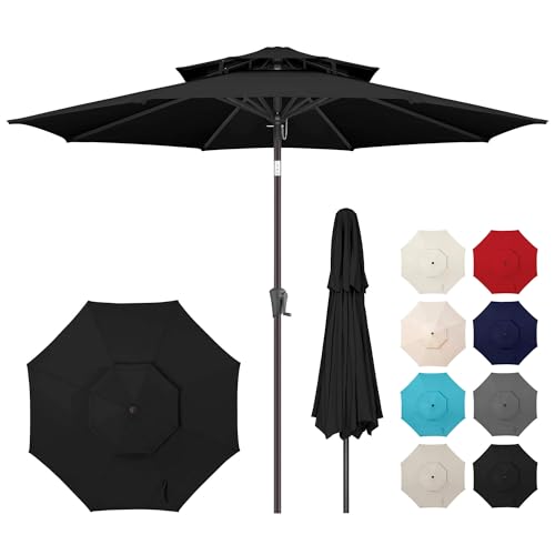 AckMizz Outdoor Patio Umbrella, Table Umbrella Waterprool UV Protection, Sun Umbrella for Pool, Porch, Garden, Deck, Backyard