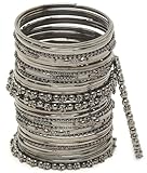 Shining Diva Fashion Set of 40 Latest Traditional Bangles for Women (rrsd14026b_2.4)