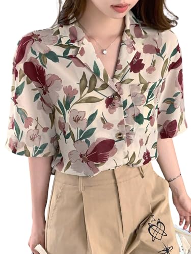 Leriya Fashion Oversized Shirt for Women | Shirt for Women Stylish Western | Women Long Shirt (Medium, Beige)