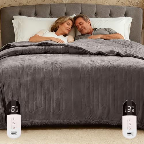 Degrees of Comfort California King Electric Blanket, Heated Blanket for Bed,auto Shut Off, Machine Washable
