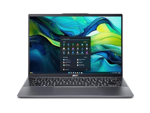 acer Swift Go 14 Laptop | 14" 1920 x 1200 Touch Display | Unlock AI Experiences | AMD Ryzen 7 8845HS Octa-Core Ryzen AI Capable Processor | 16GB LPDDR5X | 1TB PCIe Gen 4 SSD | SFG14-63T-R1F4