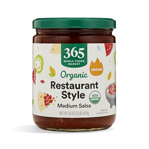365 By Whole Foods Market, Organic Restaurant Style Medium Salsa, 16 Ounce