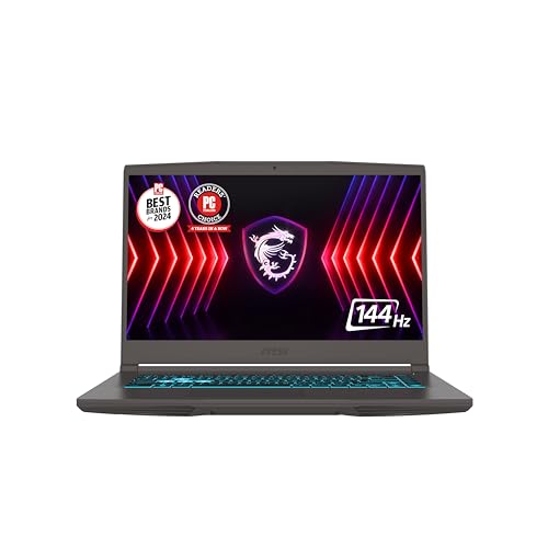 msi Thin A15 15.6” 144Hz FHD Gaming Laptop: Ryzen 5-7535HS, NVIDIA Geforce RTX 2050, 8GB DDR5, 512GB NVMe SSD, Cooler Boost 5, Win 11: Black B7UCX-218US