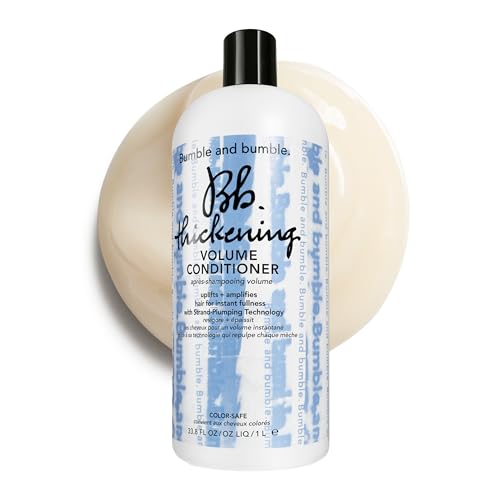 Bumble and bumble. Thickening Volumizing Conditioner | Lightweight Formula Adds Volume and Hydration | Softening, Detangling, Color Safe | For Fine to Medium Straight, Wavy Hair Types, 33.8 Fl Oz
