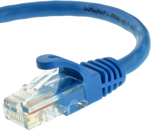 Mediabridgeª CAT6 Ethernet Patch Cable RJ45 Connectors with Gold Plated Contacts