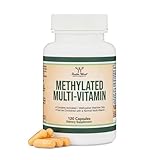 Methylated Multivitamin (Methylated and Activated Vitamins Only - Methylated B Complex with Trimethylglycine (TMG) and Methylfolate)(Non-GMO, Gluten Free MTHFR Supplement) 120 Capsules by Double Wood