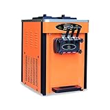 Hhaoran-9863 Ice Cream Maker Commercial Ice Cream Machine Color Plate Stainless Steel Desktop Small Ice Cream Machine Large Production Capacity Table Top Ice Cream Machine，Fun Kitchen Appliance