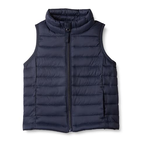 Amazon Essentials Girls and Toddlers' Lightweight Water-Resistant Packable Puffer Vest