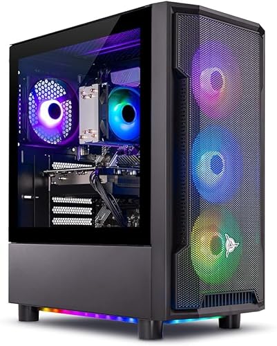 Skytech Gaming Shadow Desktop PC, Ryzen 5 7600X 4.7 GHz (5.3GHz), AMD RX 7600 8GB, 1TB NVMe SSD, 16GB DDR5 RAM 5200, 650W Gold PSU, Wi-Fi, Win 11