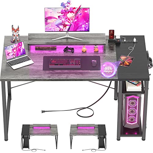 armocity Gaming Desk with Power Outlet and USB