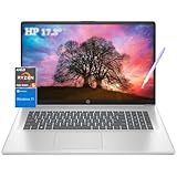 HP Laptops - 17 Inch Touchscreen Laptop with Stylus Pen - AMD Ryzen 5 7530U - Wi-Fi 6 - Camera Privacy Shutter - Ideal for College Students Business Office (Windows 11, 32GB RAM |1TB PCIe SSD)