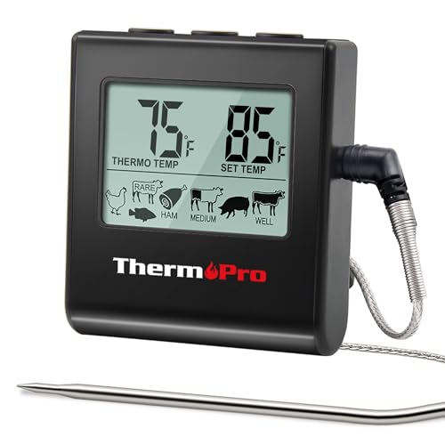 Thermopro Tp16 Lcd Battery Powered Cooking, Smoking, Grilling, Bbq Food Adult thermometer