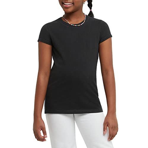 Hanes Girls' Jersey Cotton Tee (Pack Of 2)