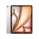 Apple iPad Air 13-inch (M2): Built for Apple Intelligence, Liquid Retina Display, 1TB, 12MP Front/Back Camera, Wi-Fi 6E + 5G Cellular, Touch ID, All-Day Battery Life — Starlight