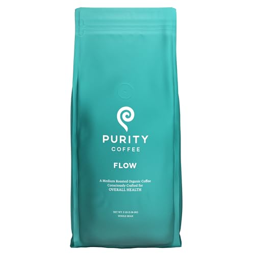 Purity Coffee - USDA Certified Organic Specialty Grade Arabica Whole Bean Coffee - Third Party Tested for Mold, Mycotoxins and Pesticides