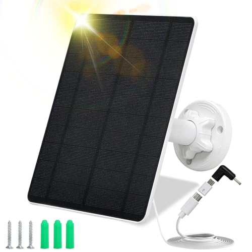Solar Panel Kit, Monocrystalline Solar Panel,Portable Solar Panel,IP65 Waterproof Solar Panel Charger with Adjustable Security Mount