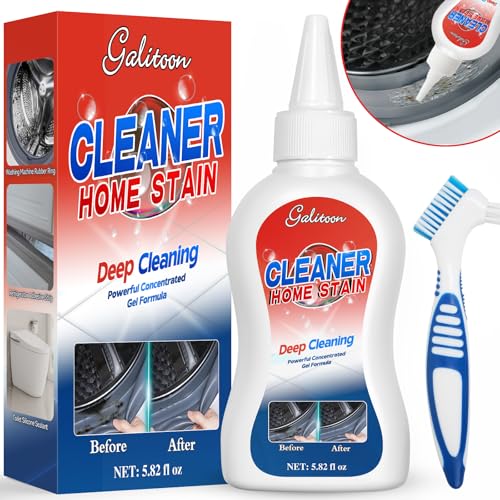 Remover Gel, Cleaner for Washing Machine, Refrigerator Strips, Bathroom Tiles, Washbasins Grout Cleaner Sponges, Clean Tough Messes Without Scratching Sponges Kitchen