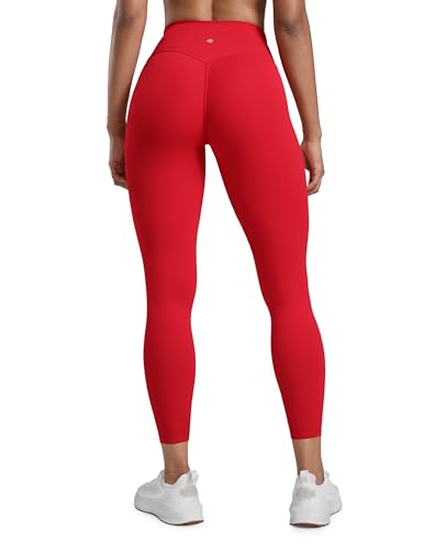 CRZ YOGA Secretsculpt Butterlift Workout Leggings 25" - No Front Seam High Waisted Womens Yoga Pants Booty Scrunch Butt