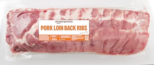 Amazon Grocery, Pork Back Ribs, Bone-In