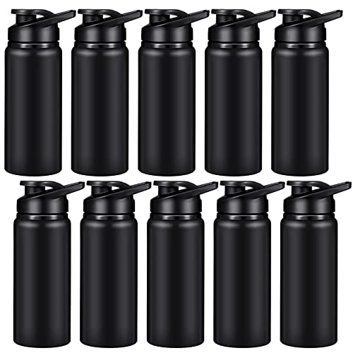 CHENGU Water Bottle Bulk 20 oz Aluminum Reusable Bottles Lightweight Snap Lid Water Cups Easy Carry Leak Proof Travel Tumbler for Gym Sports Camping Hiking Fishing