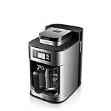 RWGOVLU Coffee Machine Automatic Freshly Ground Coffee Machine Household Drip Small All-in-one Machine Coffee Maker Grinder Machine Household appliances