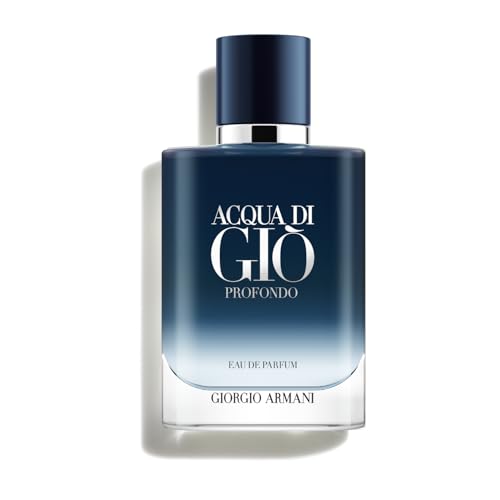 Armani Beauty – Acqua di Giò Profondo – Eau de Parfum – Cologne for Men – Fresh & Aromatic Men’s Fragrance – Mandarin, Lavender, Cedarwood Notes - 3.3 Fl Oz