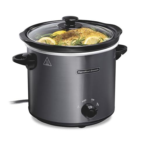 Hamilton Beach 4-Quart Slow Cooker with 3 Cooking Settings