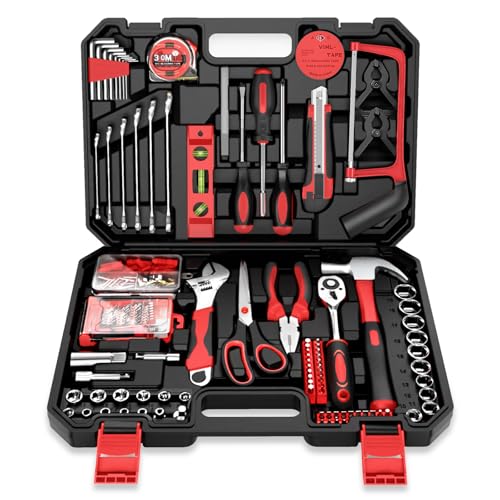 Sundpey Home Tool Kit 257-PCs - Household Basic Repair Tool Set for Men Women