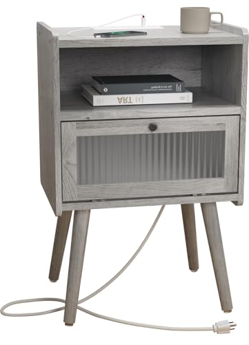 SOOWERY Mid Century Modern Nightstands