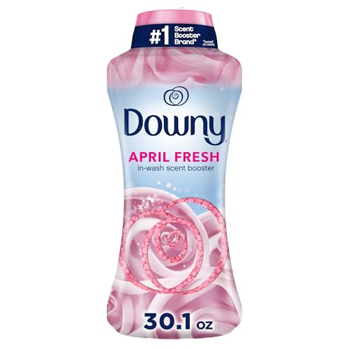 Downy April Fresh In-Wash Laundry Scent Booster Beads, 30.1 oz, laundry scent beads, Long-lasting Freshness