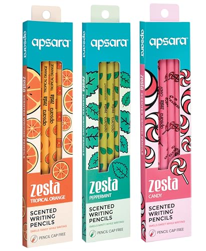 Apsara Zesta Scented Pencils Pack of 3