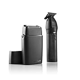 BaBylissPRO LIMITEDFX Cord/Cordless Hair Trimmer and Double Foil Hair Shaver Prepack, High-Performance Lithium-Ion Batteries for Long-Lasting Cutting