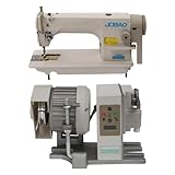 LOHISHILO Industrial Sewing Machine 550W, Upholstery Sewing Machine with Motor, Commercial Sewing Machine for Tailors, Drapery Manufacturers, Fashion Designers, Dry Cleaners(Not Include Table Stand)