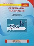 OPTIMIZATION TECHNIQUES (M.C.A. Management - Semester 2) | Nirali Prakashan