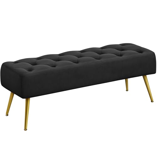Yaheetech Ottoman Bench Polyester Rectangular