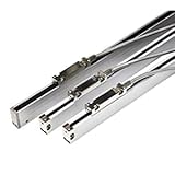 Ditron Slim Linear Scale 420mm (16'') 5um Optical Glass Encoder Sensor for DRO Tools Lathe Milling Bridgeport Knee Milling Drill Machine