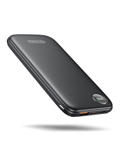 Slim Power Bank, 4.5A/22.5W Fast Charging Portable Charger 10000mAh, Powerbank USB C in&Output, Battery Pack for iPhone 16 15 14 13 12 11, for Samsung Xiaomi