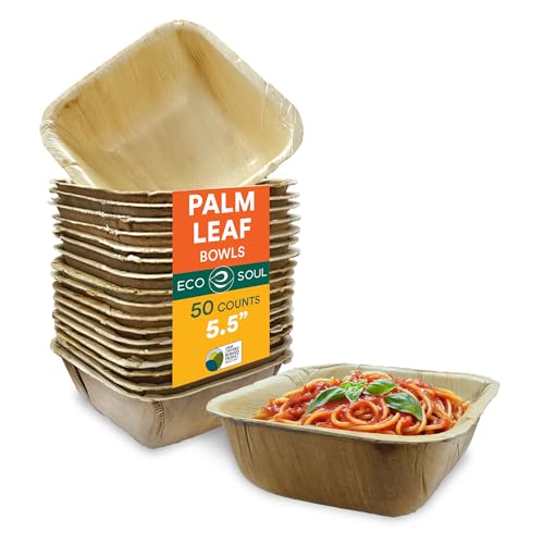 ECO SOUL Palm Leaf Bowls