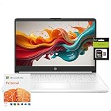 HP Windows 11 Intel Quad-Core N4120 Laptop, 8GB RAM, 196GB Storage (64GB eMMC+128GB SD Card), Ultralight for Students & Business, WiFi, Bluetooth, HDMI, Webcam