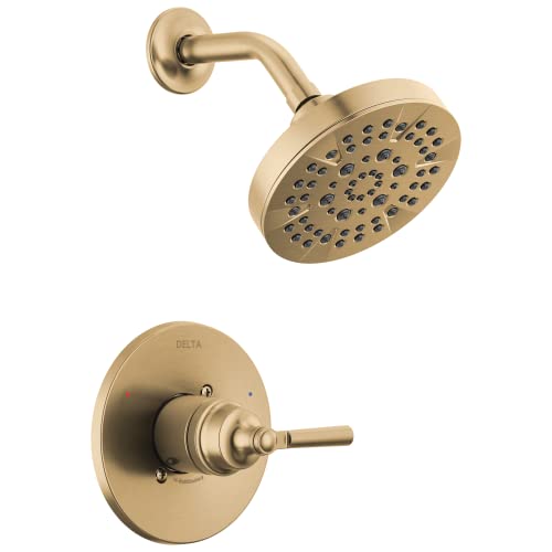 Delta Saylor 14 Series Shower Valve Trim Kit, Faucet Set, Fixture - Chrome Finish (T14235, Valve Not Included)